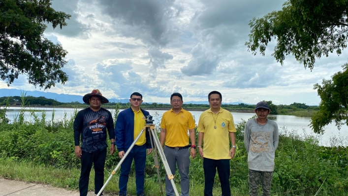 กรมทรัพยากรน้ำ โดย สำนักงานทรัพยากรน้ำที่ 1 ลงพื้นที่เร่งรัด/ติดตามงาน โครงอนุรักษ์ฟื้นฟูแหล่งน้ำหนองฮ่าง ระยะ 1  ตำบลทานตะวัน อำเภอพาน จังหวัดเชียงราย