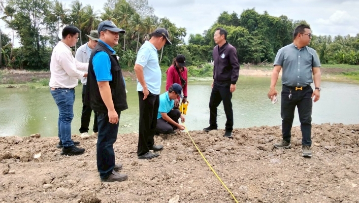 สทน.2 ตรวจติดตามเร่งรัดผลเบิกจ่ายและผลการดำเนินงานโครงข่ายแหล่งน้ำ 3 ตำบล (ห้วยขุนราม,น้ำสุด,มะนาวหวาน) พร้อมระบบกระจายน้ำด้วยพลังงานแสงอาทิตย์ ต.ห้วยขุนราม,น้ำสุด,มะนาวหวาน อ.พัฒนานิคม จ.ลพบุรี