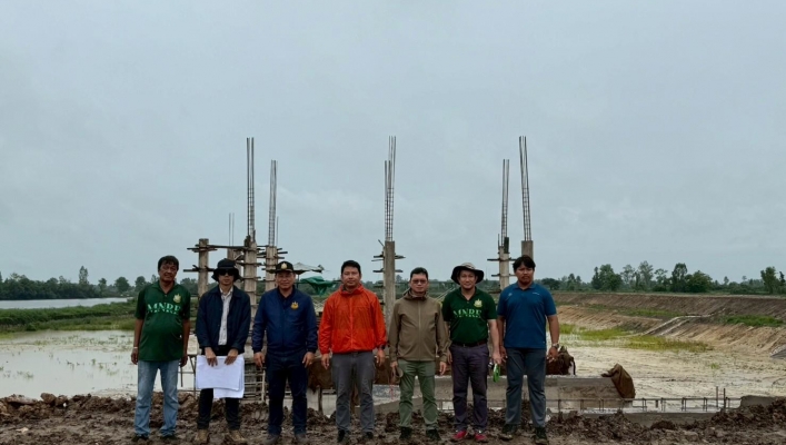 กรมทรัพยากรน้ำ โดย สำนักงานทรัพยากรน้ำที่ 1 โครงการอนุรักษ์ฟื้นฟูบึงสาธารณะบ้านลำมะโกรก พร้อมระบบกระจายน้ำด้วยพลังงานแสงอาทิตย์
