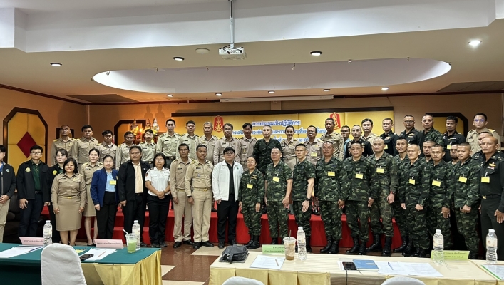 ทส. ทน. สทน.11 ส่วนยุทธศาสตร์และแผนงาน เข้าร่วมประชุมเชิงปฏิบัติการ “การเสริมสร้างองค์ความรู้และการพัฒนาเพื่อความมั่นคงตามแนวชายแดนเฉพาะพื้นที่ พมพ.ทภ.2 ครั้งที่ 1 “ ประจำปีงบประมาณ พ.ศ. 2568
