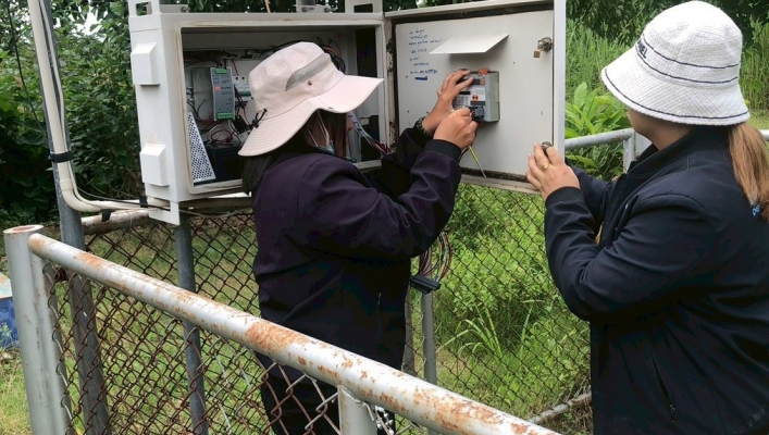 สทน.2 ติดตาม ตรวจสอบ ปรับปรุง บำรุงรักษาสถานีเตือนภัย EARLY WARNING