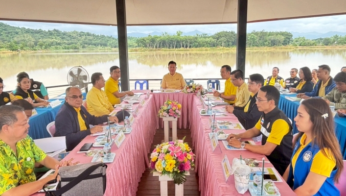 กรมทรัพยากรน้ำโดย สำนักงานทรัพยากรน้ำที่ 1 ลงพื้นที่หารือแนวทางการบริหารจัดการน้ำ (บึงหล่ม)