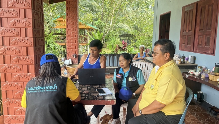 สทน.10 สำรวจพื้นที่ชุ่มน้ำระดับท้องถิ่น สำรวจข้อมูลเกษตรกรรมกลุ่มผู้ใช้น้ำในพื้นที่จังหวัดระนอง
