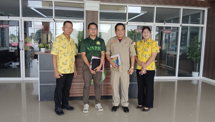 สทน.6 ลงพื้นที่ศึกษาความเหมาะสมพื้นที่ บ้านโคกหอม หมู่ที่ 12 ตำบลเมืองเก่า อำเภอกบินทร์บุรี จังหวัดปราจีนบุรี