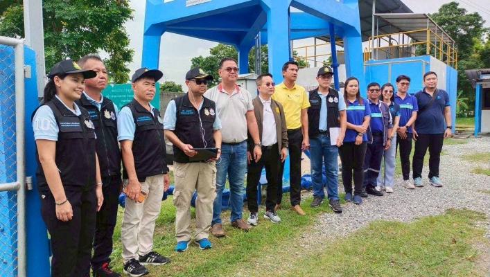 สทน.6 ร่วมตรวจ กำกับ การประกอบกิจการประปาสัมปทานในเขตพื้นที่จังหวัดชลบุรี