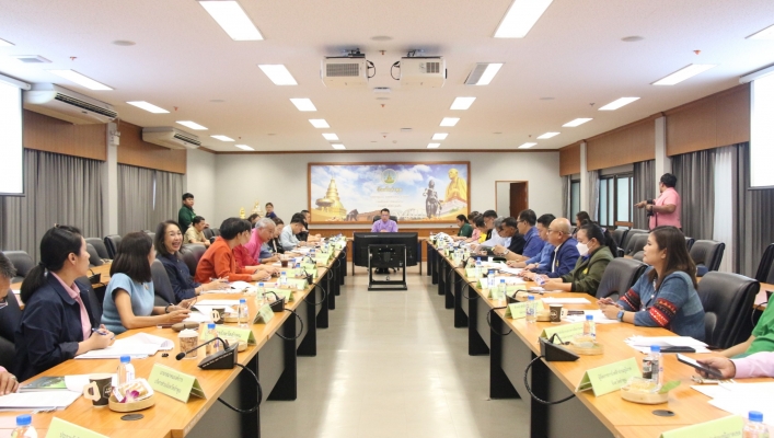 กรมทรัพยากรน้ำ โดย สำนักงานทรัพยากรน้ำที่ 1 เข้าร่วมประชุมคณะอนุกรรมการนโยบายที่ดินจังหวัด (คทช.จังหวัด)  จังหวัดลำพูน ครั้งที่ 2/2568