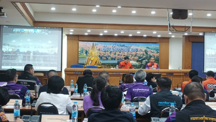 สทน.9 เข้าร่วมประชุมศูนย์บัญชาการเหตุการณ์ป้องกันและแก้ไขปัญหาอุทกภัย วาตภัย และดินถล่ม จังหวัดพิษณุโลก ปี 2568 ณ ห้องประชุมพระพุทธชินราช (771) ชั้น 7 ศาลากลางจังหวัดพิษณุโลก