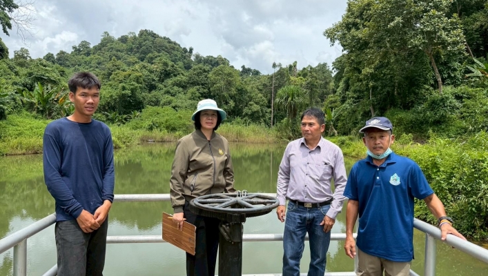 สทน.7 ลงพื้นที่เพื่อทำการสำรวจสถานภาพพื้นที่ชุ่มน้ำ ที่มีความสำคัญระดับท้องถิ่น ในพื้นที่จังหวัดกาญจนบุรี
