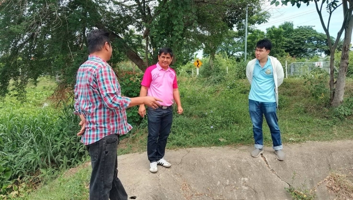 สทน.7 สำรวจพื้นที่เสี่ยงน้ำท่วม ในจังหวัดนครปฐม