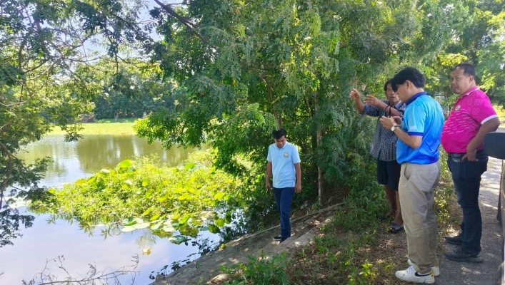 สทน.7 สำรวจพื้นที่เสี่ยงน้ำท่วม และอ่างเก็บน้ำขนาดเล็ก ในจังหวัดสุพรรณบุรี