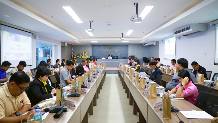 กรมทรัพยากรน้ำ โดย สำนักงานทรัพยากรน้ำที่ 1 ประชุมคณะทำงานด้านการเปลี่ยนแปลงสภาพภูมิอากาศระดับจังหวัด จังหวัดกำแพงเพชร  ครั้งที่ 3/2568