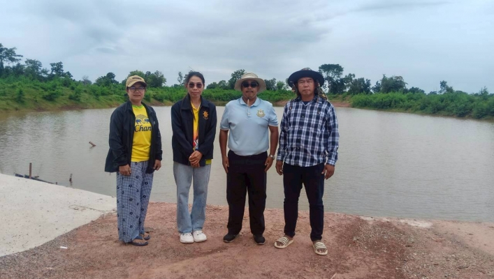 กรมทรัพยากรน้ำ โดย สำนักงานทรัพยากรน้ำที่ 5 สำรวจพื้นที่ติดตั้งเครื่องสูบน้ำ เพื่อช่วยเหลือประชาชนที่ขาดแคลนน้ำอุปโภคบริโภค