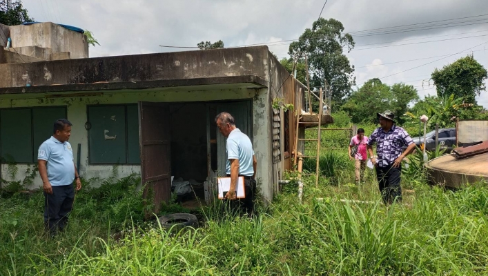 สทน.6 ร่วมตรวจสอบระบบประปาหมู่บ้าน ในเขตพื้นที่ขององค์การบริหารส่วนตำบลศาลาลำดวน จังหวัดสระแก้ว เพื่อซ่อมแซมก่อนการถ่ายโอนทรัพย์สินของกรมทรัพยากรน้ำ
