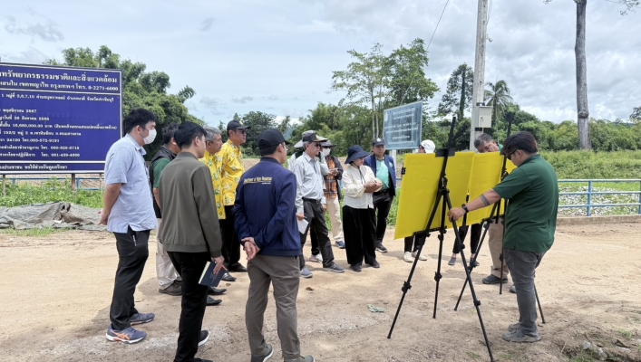 สทน.6 ให้การต้อนรับหัวหน้าผู้ตรวจราชการกรม ในการลงพื้นที่ติดตามผลการดำเนินงานของสำนักงานทรัพยากรน้ำที่ 6 ในเขตพื้นที่จังหวัดปราจีนบุรี