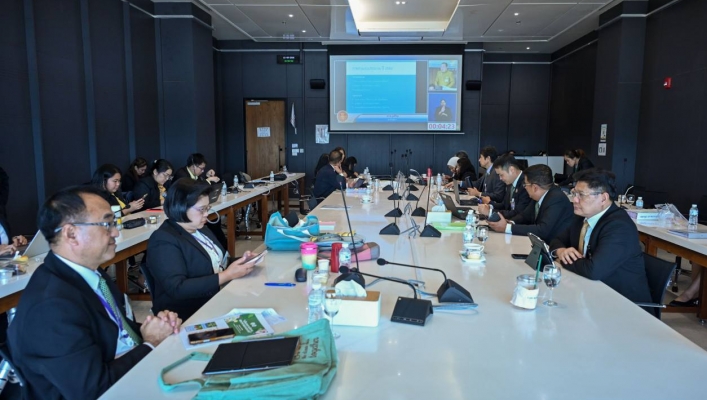 ทน. ชี้แจงความคืบหน้าโครงการผันน้ำ น้ำมุ่น–ห้วยส้มป่อย ต่อที่ประชุมวุฒิสภา