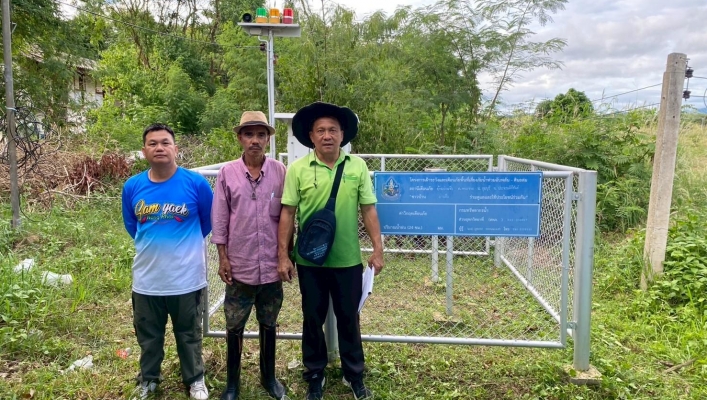 สทน.7 ลงพื้นที่ ตรวจสอบ ซ่อมแซม ปรับปรุง และบำรุงรักษาสถานีเตือนภัยล่วงหน้า (Early Warning) น้ำท่วมฉับพลัน - ดินถล่ม ในเขตพื้นที่ จังหวัดเพชรบุรี และจังหวัดประจวบคีรีขันธ์