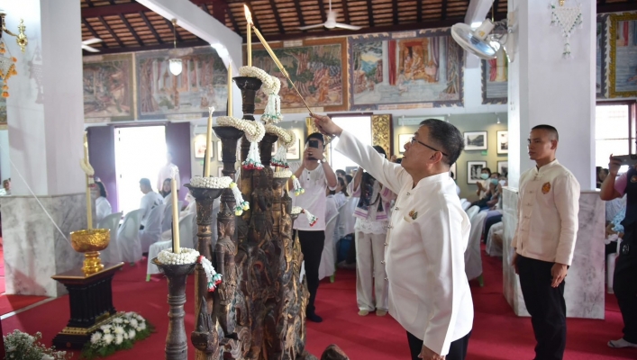 กรมทรัพยากรน้ำ โดย สำนักงานทรัพยากรน้ำที่ 1  เข้าร่วมพิธีมหาพุทธาภิเษกเหรียญพระพุทธนิรโรคันตรายชัยวัฒน์จตุรทิศ (หลวงพ่อดำ) “รุ่น บูรณะมณฑปศาลหลักเมืองลำปาง”