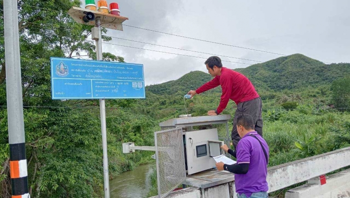 สทน.7 ลงพื้นที่ ตรวจสอบ ซ่อมแซม ปรับปรุง และบำรุงรักษาสถานีเตือนภัยล่วงหน้า (Early Warning) น้ำท่วมฉับพลัน - ดินถล่ม ในเขตพื้นที่ จังหวัดราชบุรี จังหวัดเพชรบุรี และจังหวัดประจวบคีรีขันธ์
