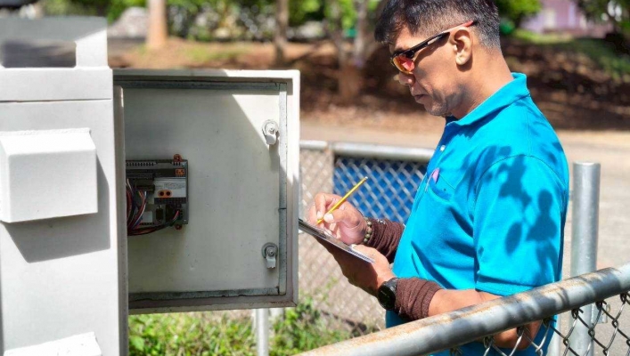 สทน.7 ลงพื้นที่ ตรวจสอบ ซ่อมแซม ปรับปรุง และบำรุงรักษาสถานีเตือนภัยล่วงหน้า (Early Warning) น้ำท่วมฉับพลัน - ดินถล่ม ในเขตพื้นที่ จังหวัดราชบุรี และจังหวัดกาญจนบุรี