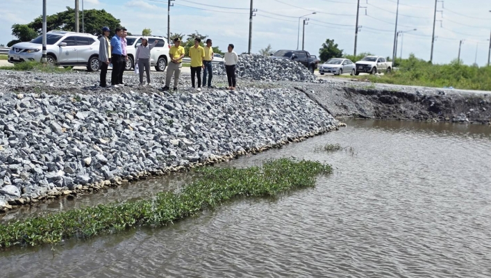 สทน.7 ลงพื้นที่ติดตามการดำเนินงานโครงการปรับปรุงเพิ่มประสิทธิภาพหนองอ้อ เชื่อมโยงแหล่งน้ำภายในตำบลไผ่ขวาง-โคกโคเฒ่า จังหวัดสุพรรณบุรี