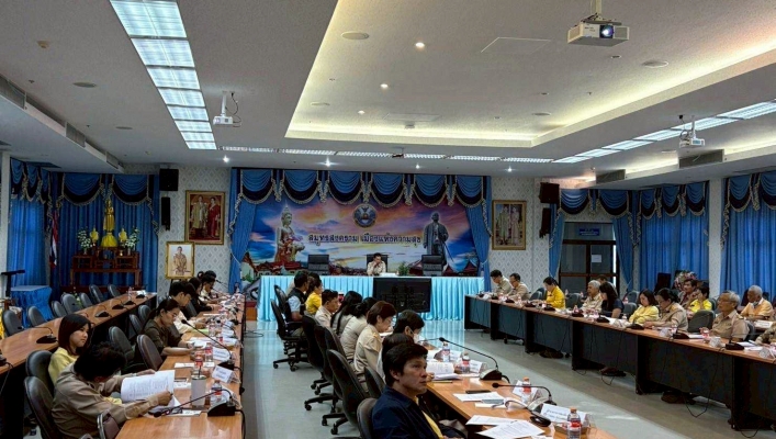 สทน.7 เข้าร่วมประชุมคณะกรรมการและคณะทำงานด้านการเปลี่ยนแปลงสภาพภูมิอากาศระดับจังหวัดสมุทรสงคราม