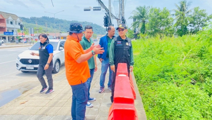 สทน.10 สำรวจพื้นที่ติดตั้งเครื่องสูบน้ำ เพื่อบรรเทาความเดือนร้อนให้กับประชาชน ตำบลคึกคัก อำเภอตะกั่วป่า จังหวัดพังงา