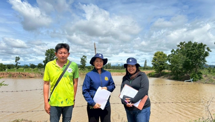 สทน.7 ลงพื้นที่สำรวจสถานภาพพื้นที่ชุ่มน้ำที่มีความสำคัญระดับท้องถิ่น ในพื้นที่อำเภอพนมทวน จังหวัดกาญจนบุรี
