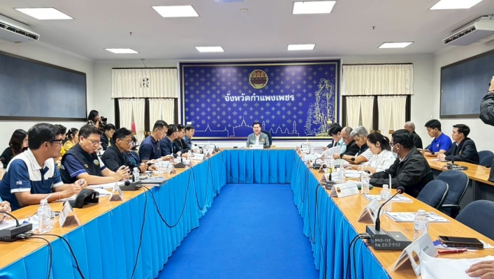 กรมทรัพยากรน้ำ โดย สำนักงานทรัพยากรน้ำที่ 1 ประชุมคณะทำงานจัดทำแผนบริหารจัดการน้ำพื้นที่ฝั่งตะวันตกของแม่น้ำปิง จังหวัดกำแพงเพชร ครั้งที่2/2568
