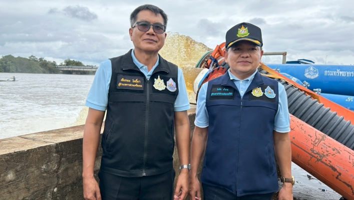 ทส. ทน. สทน.11 ส่วนเครื่องกล ตรวจติดตามชุดปฏิบัติการช่วยเหลือภาวะวิกฤติน้ำ