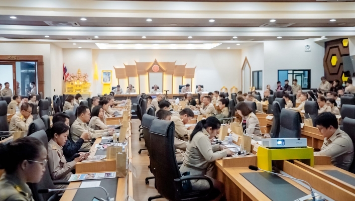 สทน.7 ร่วมประชุมคณะกรมการจังหวัดและหัวหน้าส่วนราชการจังหวัดประจวบคีรีขันธ์
