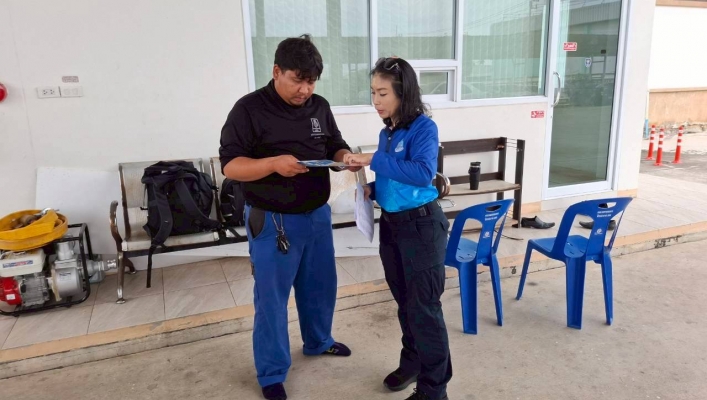 สทน.6 ลงพื้นที่ประชาสัมพันธ์และประสานข้อมูลเสี่ยงภัยน้ำท่วม ปี 2568