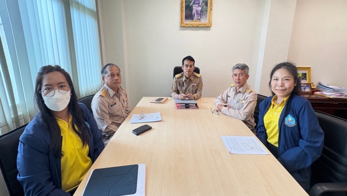 สทน.6 เข้าพบรองผู้ว่าราชการจังหวัดนครนายก เพื่อชี้แจงข้อมูลพื้นที่ชุ่มน้ำ  “ทุ่งใหญ่นกเหยี่ยวตำบลท่าเรือ จังหวัดนครนายก”