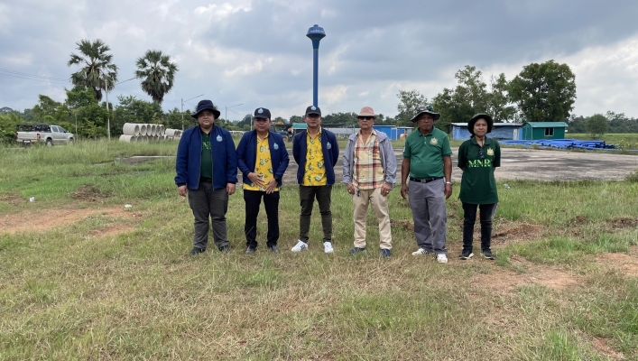 สทน.6 ลงพื้นที่ตรวจติดตามการดำเนินงาน โครงการก่อสร้างระบบกระจายน้ำหนองทะเลบอน จังหวัดปราจีนบุรี