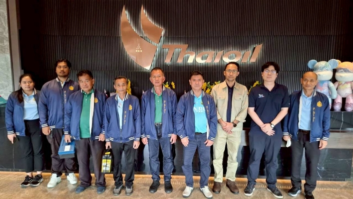 สทน.6 ลงพื้นที่ร้อยลวดประทับตราเม็ดตะกั่วกับเครื่องวัดปริมาณน้ำ ของ บริษัท ไทยออยล์ จำกัด (มหาชน)