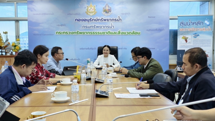 กอน. กวป. และ MRCS ร่วมการประชุมสนับสนุนข้อมูลการจัดทำรายงานการประเมินความจำเป็นในการจัดทำแผนการบริหารจัดการภายใต้แผนยุทธศาสตร์การจัดการสิ่งแวดล้อมของลุ่มน้ำโขง