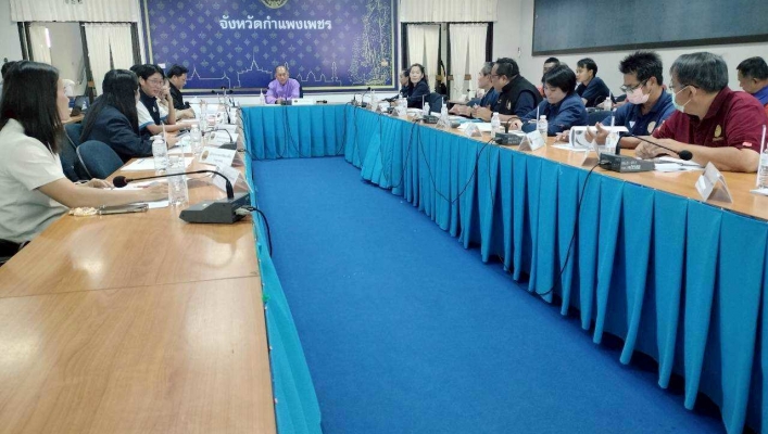 กรมทรัพยากรน้ำ โดย สำนักงานทรัพยากรน้ำที่ 1 เข้าร่วมประชุมคณะทำงานจัดทำแผนบริหารจัดการน้ำพื้นที่ฝั่งตะวันออกของแม่น้ำปิง จังหวัดกำแพงเพชร ครั้งที่ 1/2568