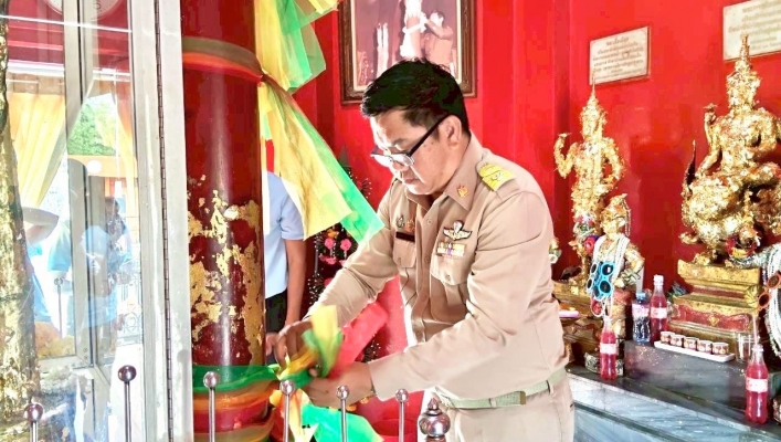 ผู้อำนวยการสำนักงานทรัพยากรน้ำที่ ๒ เข้าสักการะศาลหลักเมืองจังหวัดสระบุรี และสิ่งศักดิ์สิทธิ์ประจำสำนักงาน ในวันเข้ารับตำแหน่งผู้อำนวยการสำนักงานทรัพยากรน้ำที่ ๒