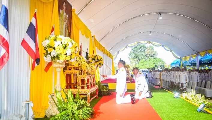สทน.10 พิธีทำบุญตักบาตรถวายเป็นพระราชกุศลเนื่องในวันนวมินทรมหาราช