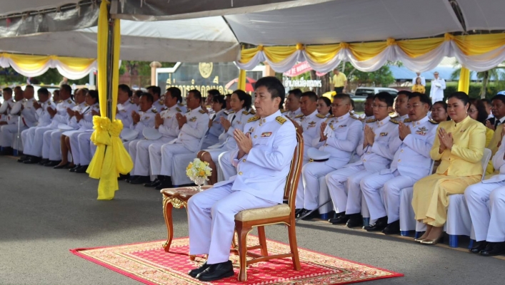 สทน.10 พิธีสวดพระพุทธมนต์และพิธีทำบุญตักบาตรถวายพระราชกุศล เนื่องในวันนวมินทรมหาราช
