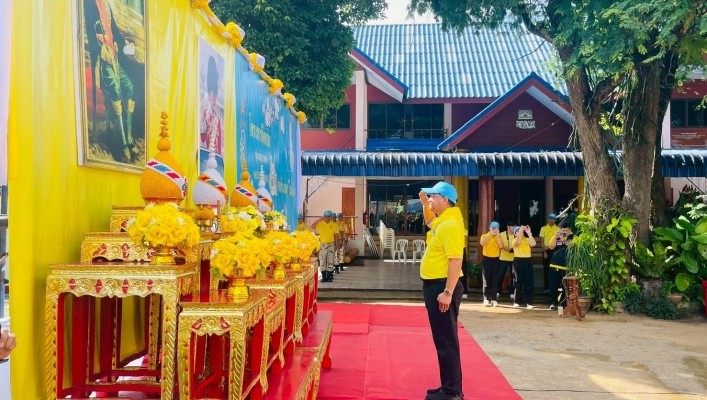 กรมทรัพยากรน้ำ โดย สำนักงานทรัพยากรน้ำที่ 1 เข้าร่วมกิจกรรมจิตอาสา เนื่องใน วันคล้ายวันพระบรมราชสมภพ พระบาทสมเด็จพระปรเมนทรรามาธิบดีศรีสินทรมหามงกุฎ พระจอมเกล้าเจ้าอยู่หัว
