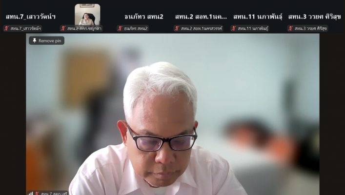 สทน.7 ประชุมคณะทำงานด้านการประเมินสถานการณ์น้ำและการบริหารจัดการน้ำ ครั้งที่ 24/2568