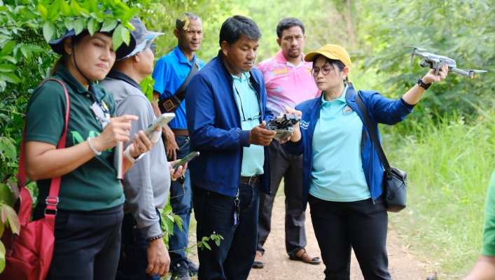 สทน.8 สอน.1 สงขลา ลงพื้นที่สำรวจความเหมาะสมเบื้องต้น โครงการพัฒนาแหล่งน้ำ แก้ไขปัญหาขาดแคลนน้ำให้กับประชาชน ต.ชุมพล อ.ศรีนครินทร์ จ.พัทลุง