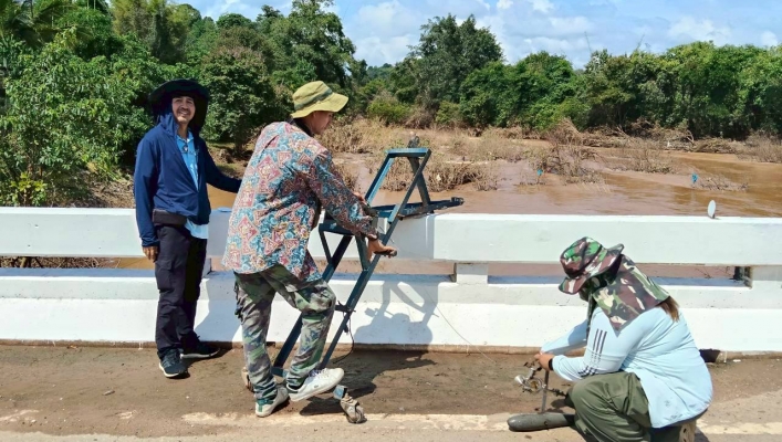 สทน.9 ลงพื้นที่สำรวจเชื่อมโยงข้อมูลทางอุทกวิทยา-อุตุนิยมวิทยา ในจังหวัดพิษณุโลก จำนวน 3 สถานี ประจำเดือนตุลาคม 2568 จำนวน 2 ครั้ง