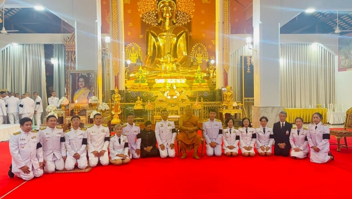 กรมทรัพยากรน้ำ โดยสำนักงานทรัพยากรน้ำที่ ๑ เข้าร่วมพิธีบำเพ็ญกุศลในวาระครบ ๗ วัน (สัตตมวาร) สมเด็จพระนางเจ้าสิริกิติ์ พระบรมราชินีนาถ พระบรมราชชนนีพันปีหลวง