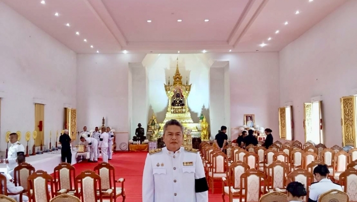 ทส. ทน. สทน.๑๑ ร่วมพิธีบำเพ็ญกุศล สวดพระอภิธรรม อุทิศถวายพระราชกุศลแด่ สมเด็จพระนางเจ้าสิริกิติ์ พระบรมราชินีนาถ พระบรมราชชนนีพันปีหลวง