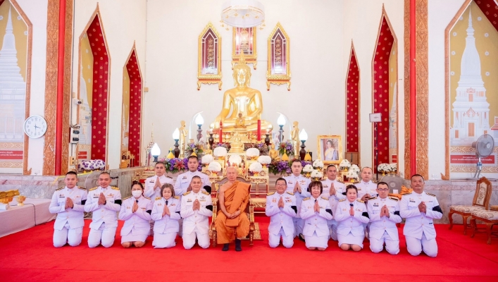 ทส. ทน. สทน.๑๑ ส่วนสำรวจเเละออกเเบบ เข้าร่วมพิธีบำเพ็ญกุศล สวดพระอภิธรรม อุทิศถวายพระราชกุศลแด่สมเด็จพระนางเจ้าสิริกิติ์ พระบรมราชินีนาถ พระบรมราชชนนีพันปีหลวง