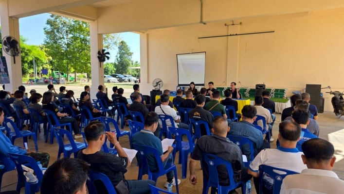 สทน.9 จัดประชุมรับฟังความคิดเห็นของประชาชนฯ ตามระเบียบสำนักนายกรัฐมนตรีฯ พ.ศ.2548 โครงการอนุรักษ์และฟื้นฟูแหล่งน้ำห้วยผักไห่ พร้อมระบบส่งน้ำ หมู่ที่ 3 บ้านหัวฝาย ตำบลหัวฝาย อำเภอสูงเม่น จังหวัดแพร่ ณ ห้องประชุมองค์การบริหารส่วนตำบลหัวฝาย