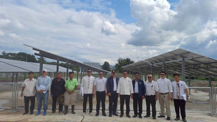 กรมทรัพยากรน้ำ โดย สำนักงานทรัพยากรน้ำที่ 1 ลงพื้นที่เร่งรัด/ติดตาม โครงการก่อสร้างระบบกระจายน้ำ ด้วยพลังงานแสงอาทิตย์ทุ่งฝาย ระยะ 2