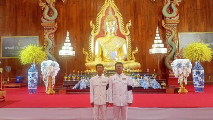 ทส. ทน. สทน.๑๑ ร่วมพิธีบำเพ็ญกุศล สวดพระอภิธรรม อุทิศถวายพระราชกุศลแด่ สมเด็จพระนางเจ้าสิริกิติ์ พระบรมราชินีนาถ พระบรมราชชนนีพันปีหลวง