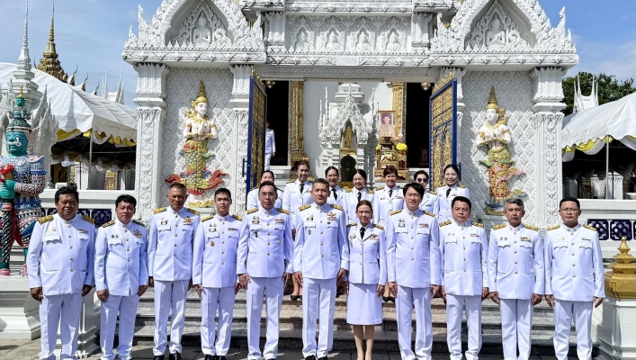 สทน.6 เข้าร่วมพิธีถวายผ้าพระกฐินพระราชทานกรมทรัพยากรน้ำ ประจำปีพุทธศักราช 2568